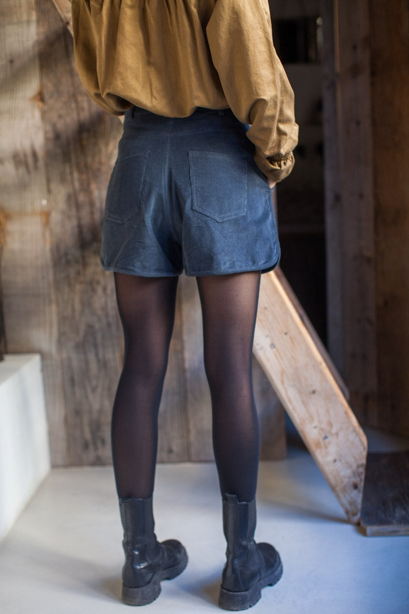 Short Paris indigo-OUTLET-BLEU INDIGO-marlot-paris