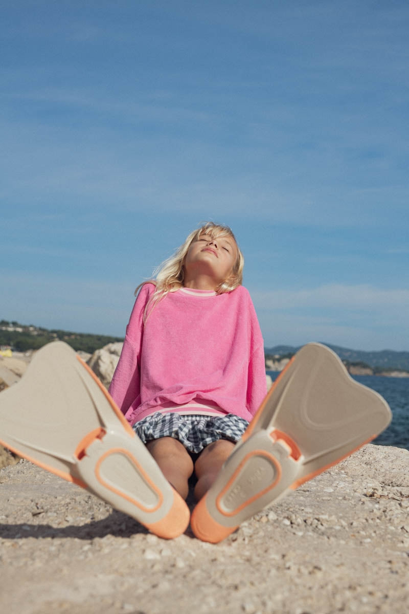 Sweat Maxime rose bonbon-fille-rose bonbon-marlot-paris