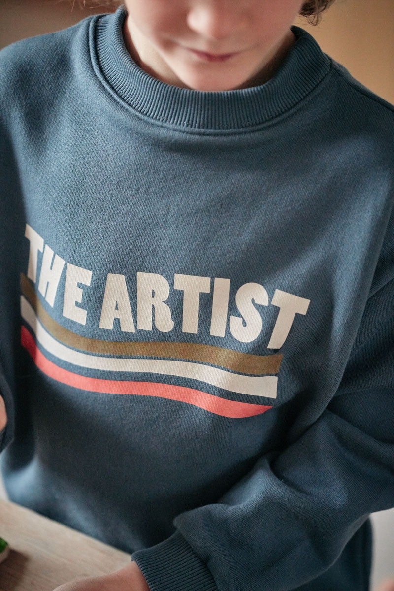 Sweat Poppy bleu acier-BRADERIE-bleu acier-marlot-paris