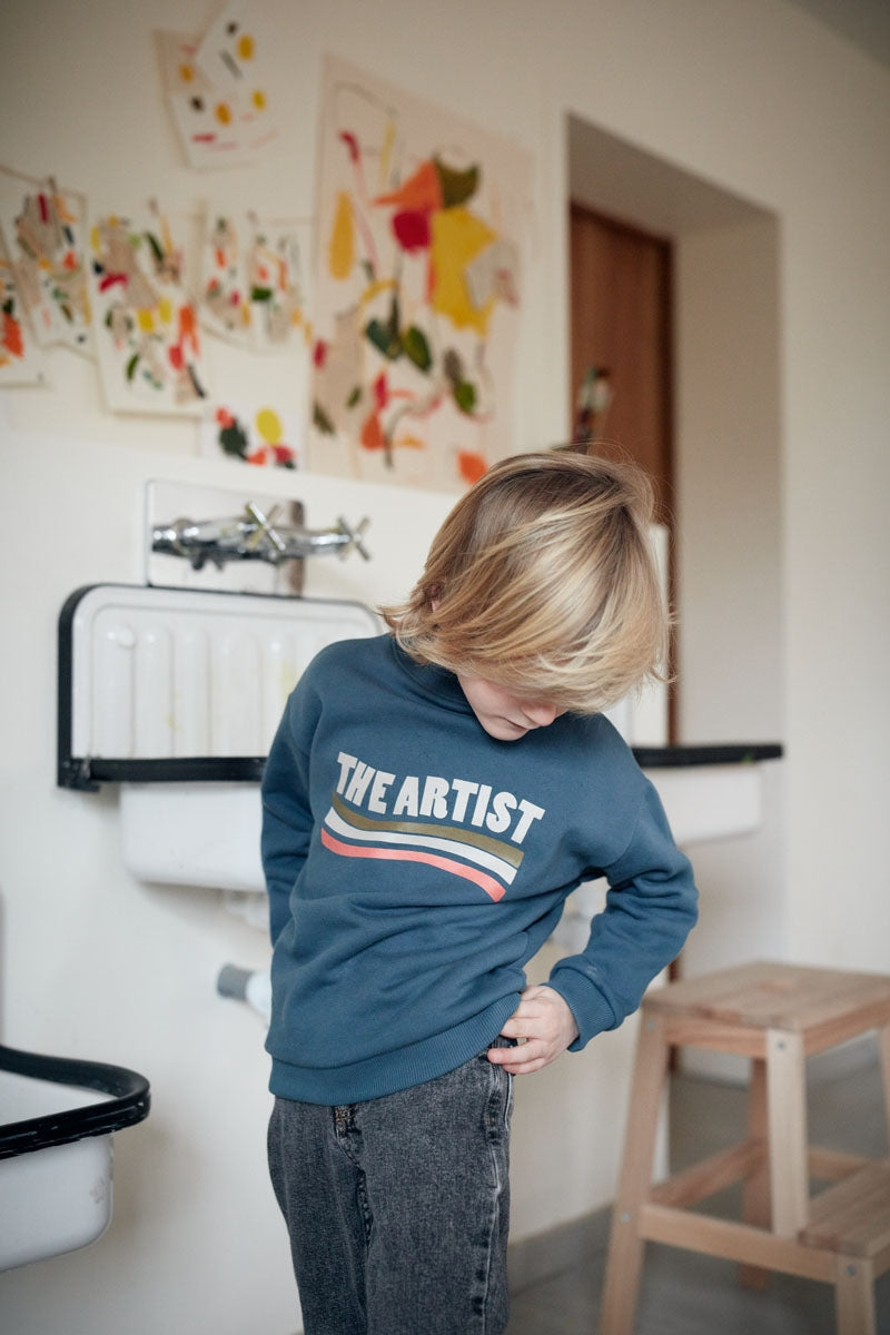 Sweat Poppy bleu acier-BRADERIE-bleu acier-marlot-paris