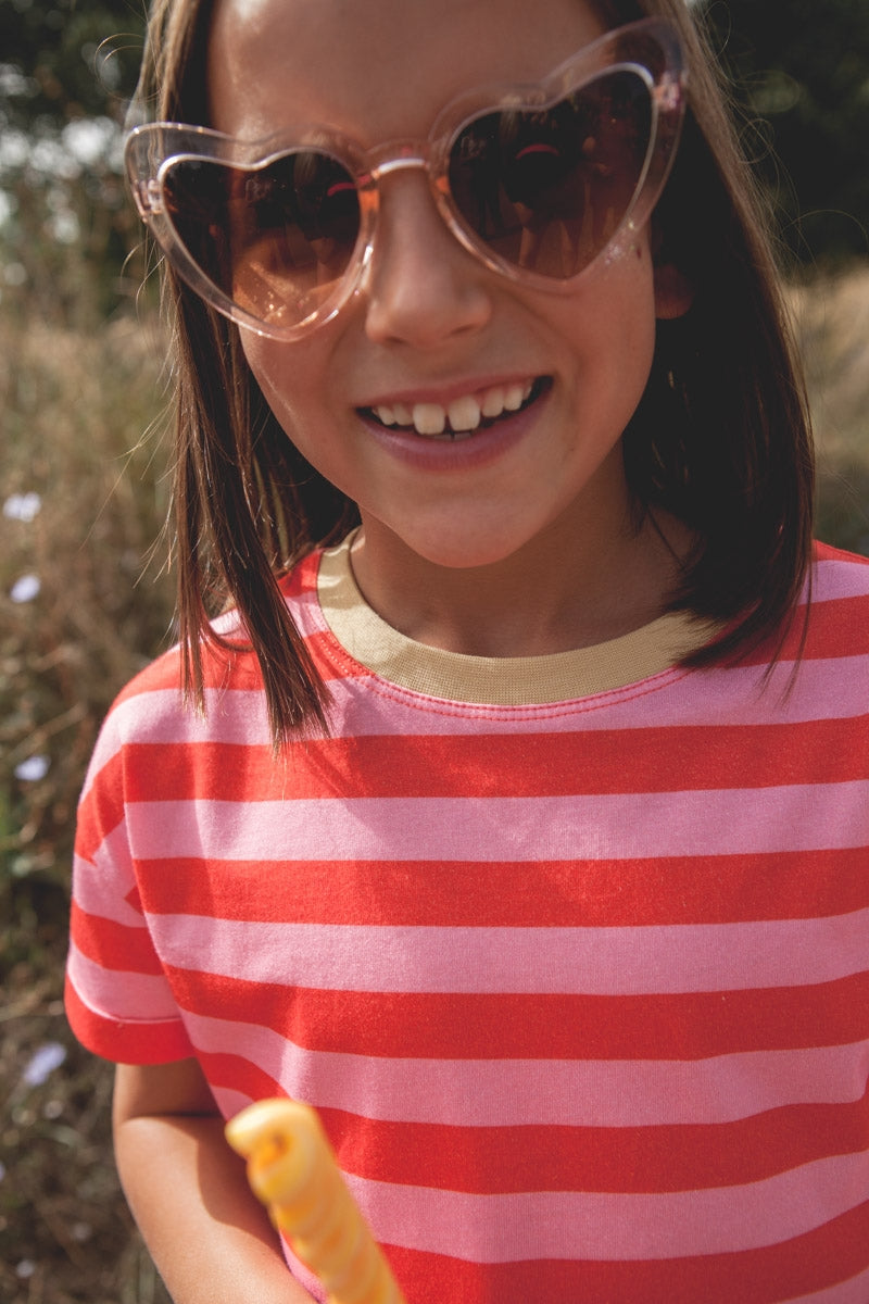 T-shirt Mini Amore rayé malabar-OUTLET-RAYE MALABAR-marlot-paris