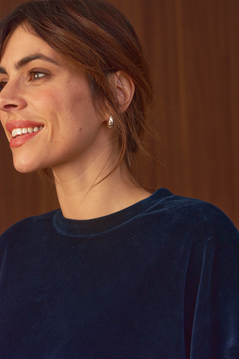 Jane navy sweatshirt