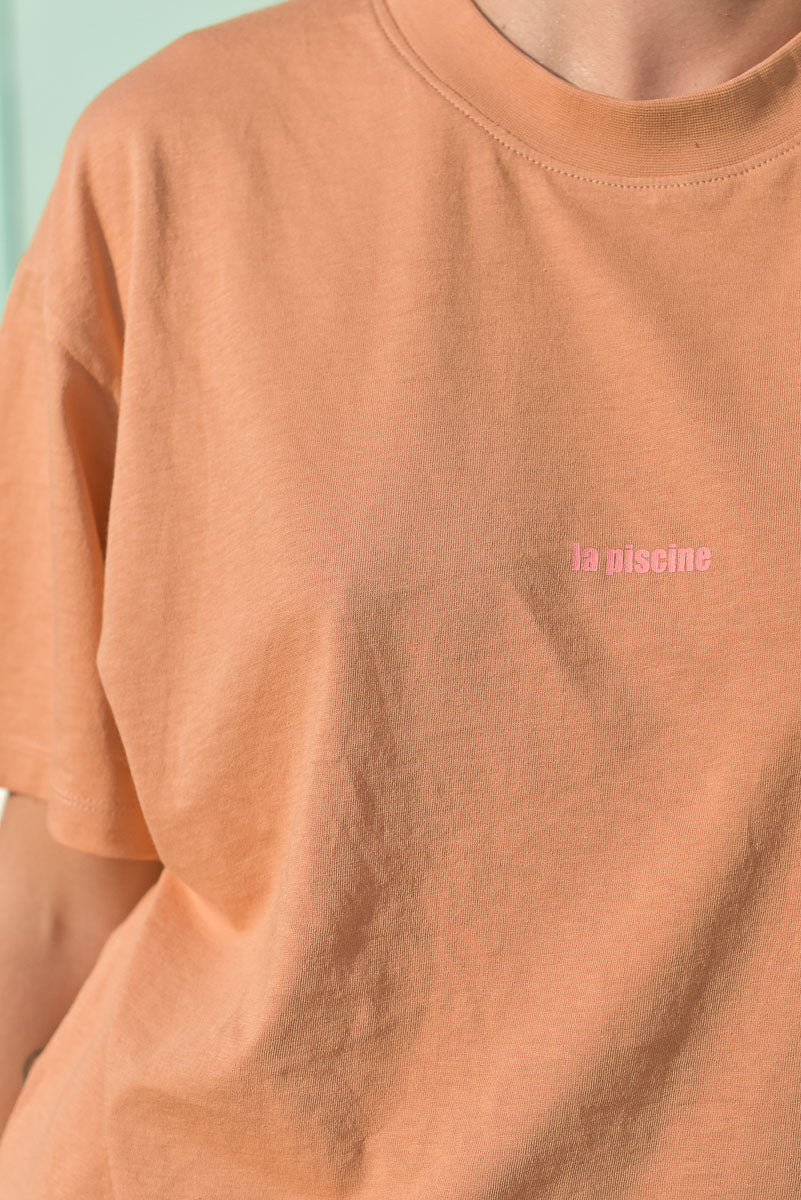 message la piscine tee-shirt femme coton bio jil marlot paris