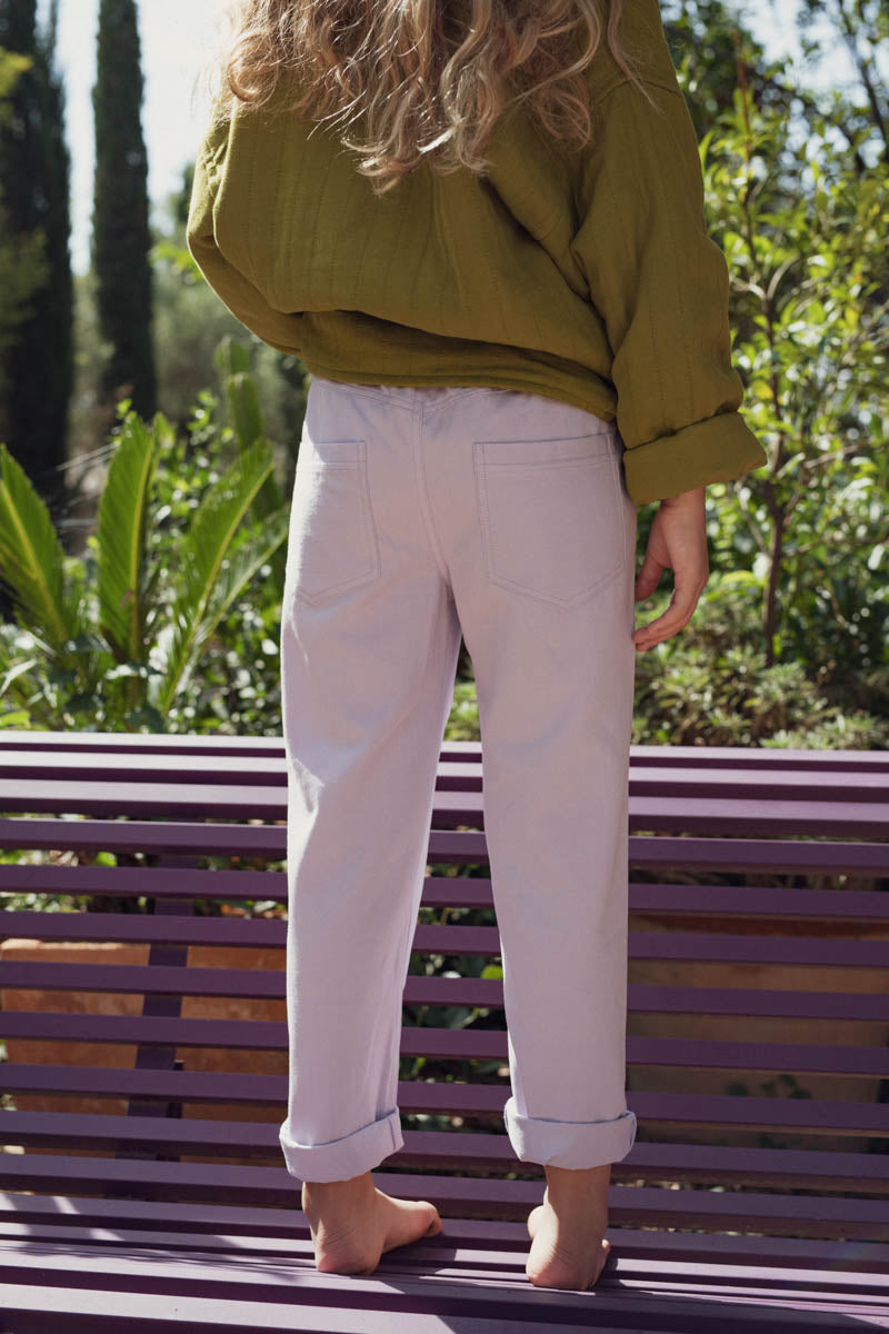 Pantalon Prune lilas-Enfant-lilas-marlot-paris