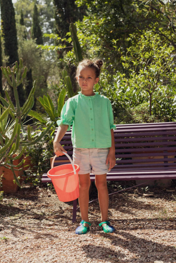 Blouse Toscane vert mint-Enfant-VERT MINT-marlot-paris
