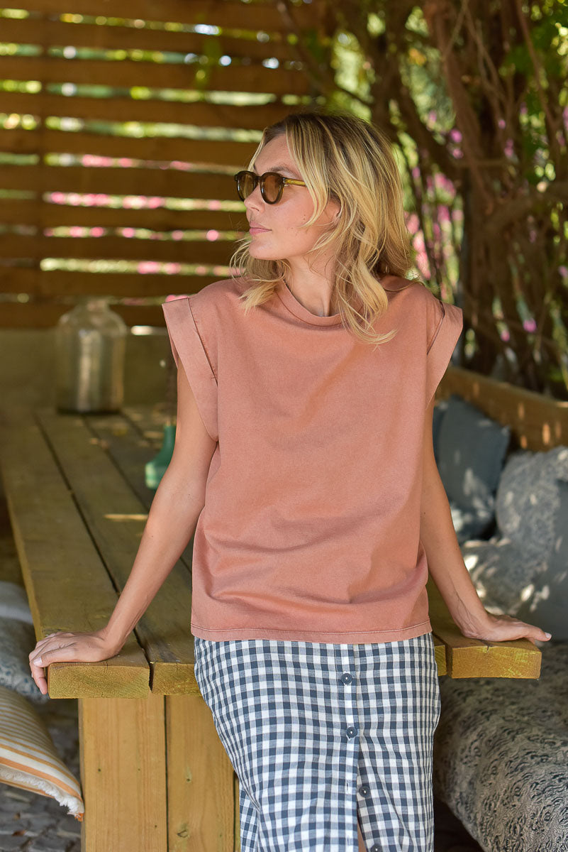 top-femme-coton-bio-max-brique-marlot-oaris