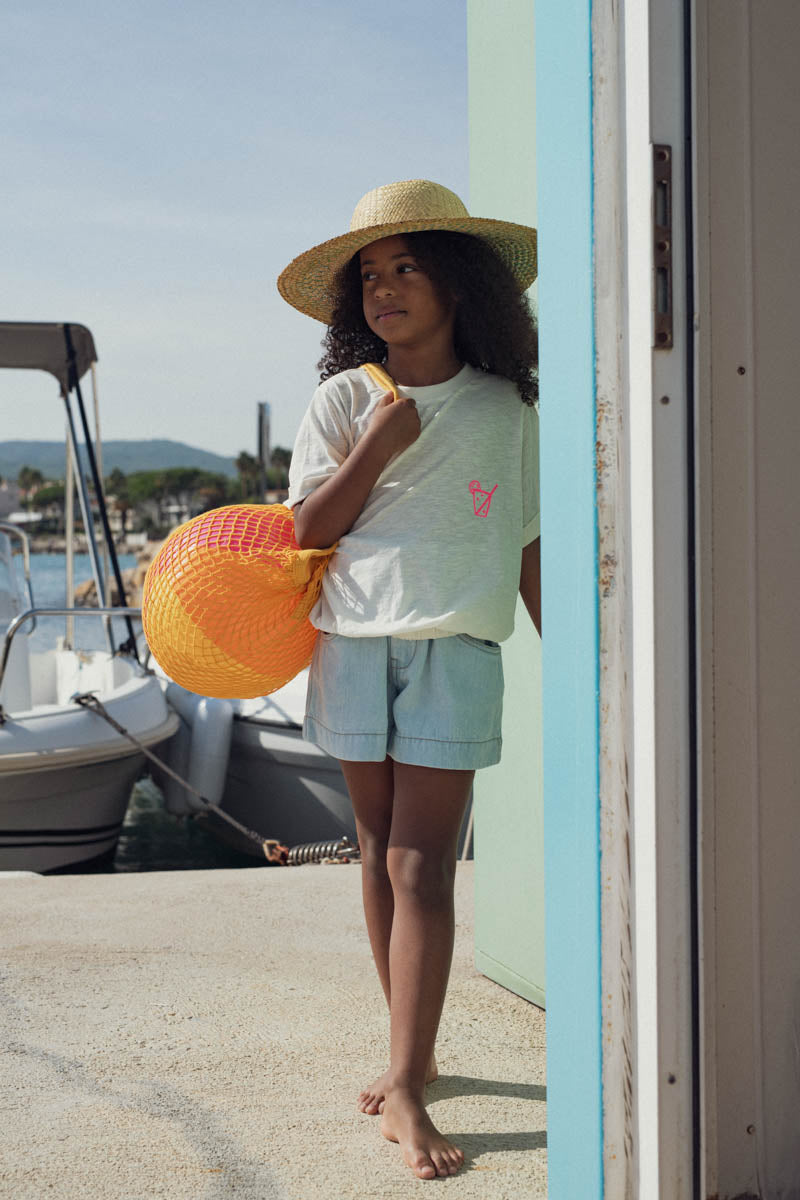 Short Arsène bleach-Enfant-bleach denim-marlot-paris