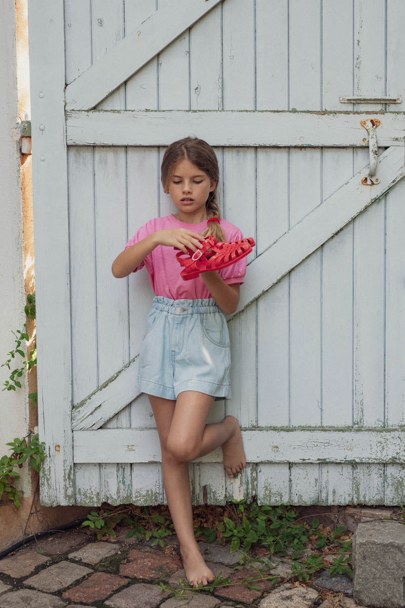 Short Arsène bleach-Enfant-bleach denim-marlot-paris