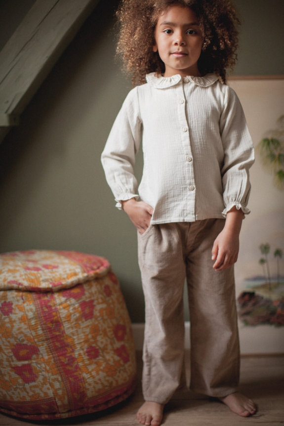 Gaby biscuit corduroy trousers