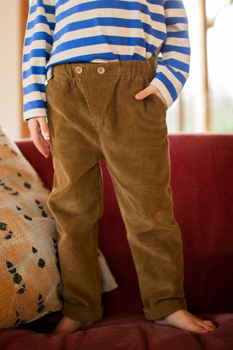 Toddler Boys Cargo Pocket Pants - Bronze
