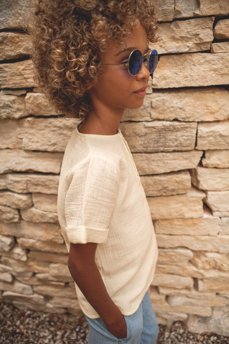 CHEMISE MARCO vanille-OUTLET-vanille-marlot-paris