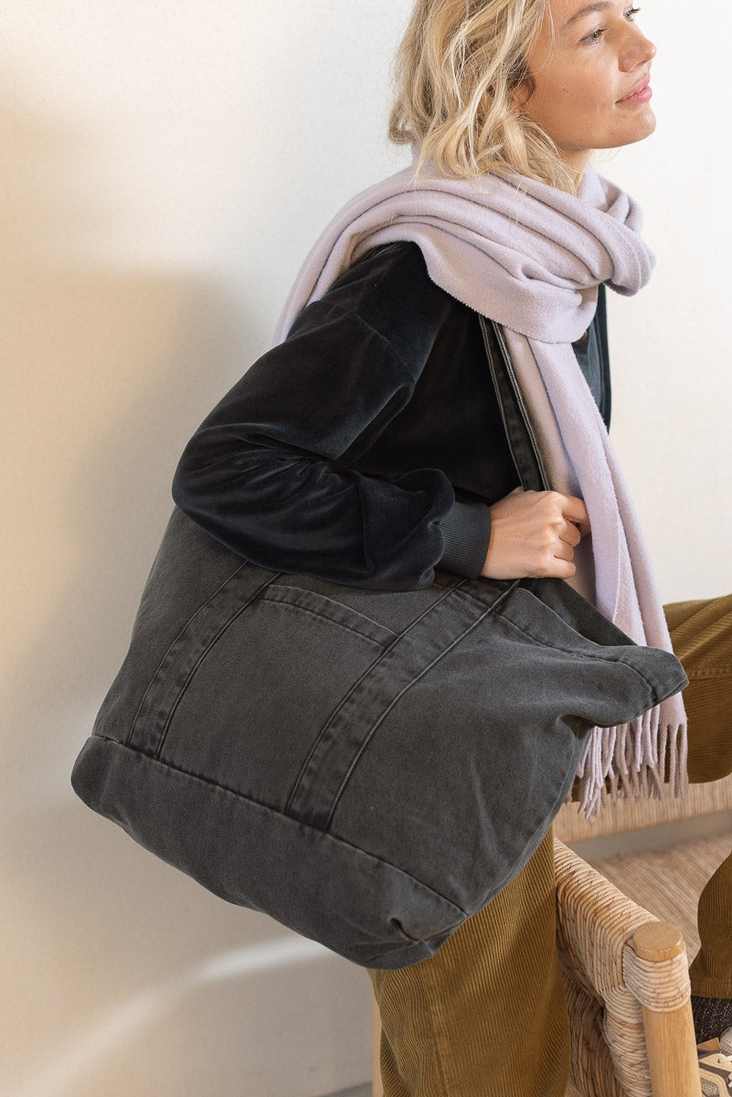 Cabas Oslo gris-FEMME-denim gris-marlot-paris