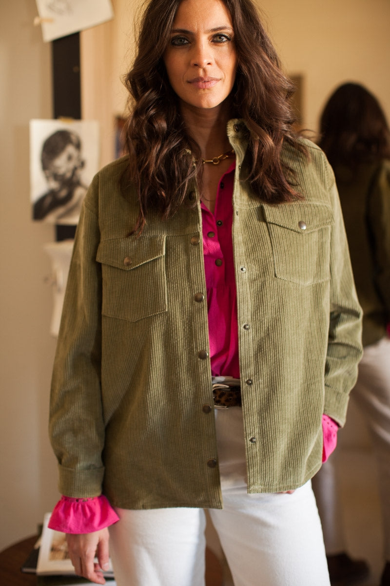 Chemise Amanda kaki-OUTLET-kaki-marlot-paris