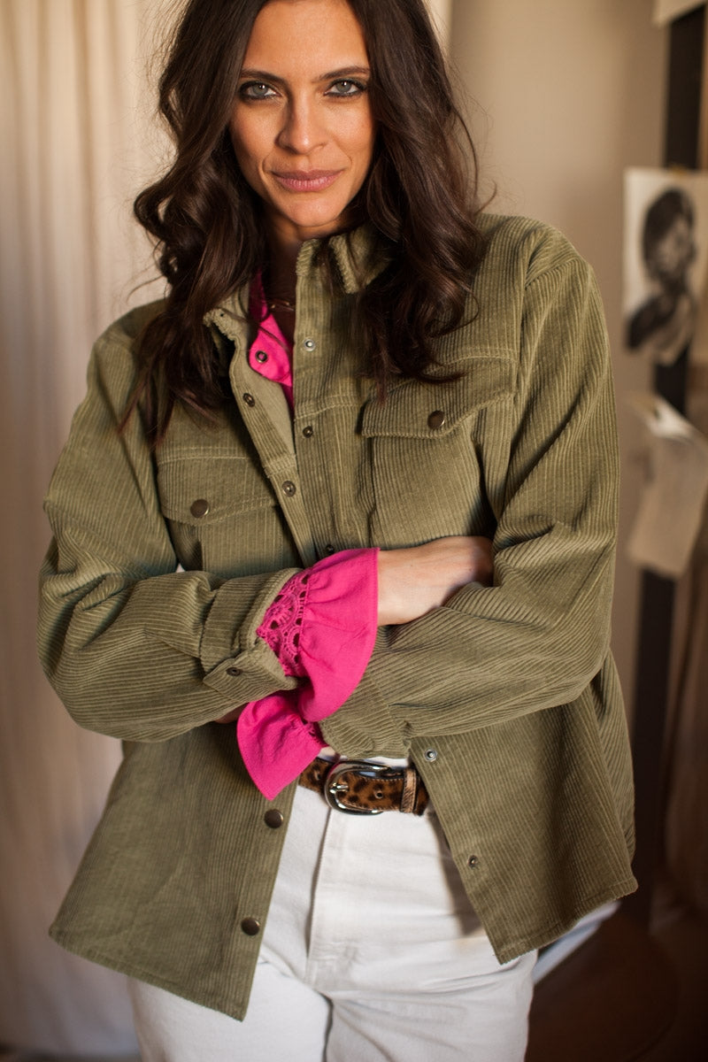 Chemise Amanda kaki-OUTLET-kaki-marlot-paris