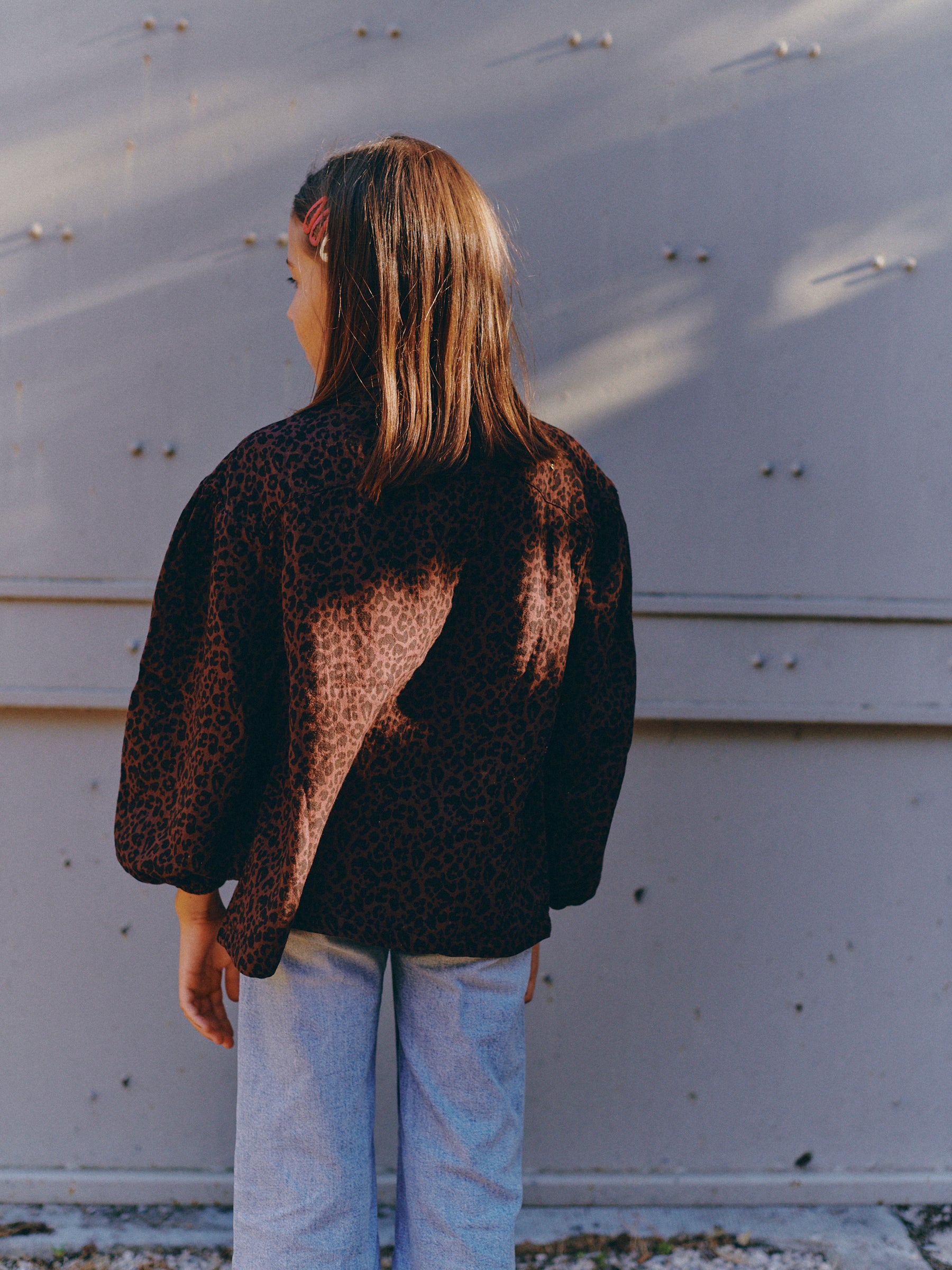 Blouse Irène léopard choco