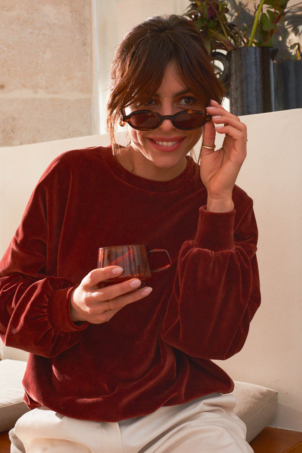 Jane brown sweatshirt