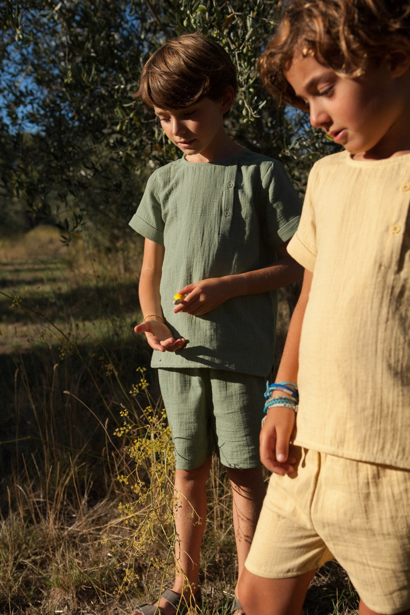 PYJAMA MARCEAU tilleul-OUTLET-Vert tilleul-marlot-paris