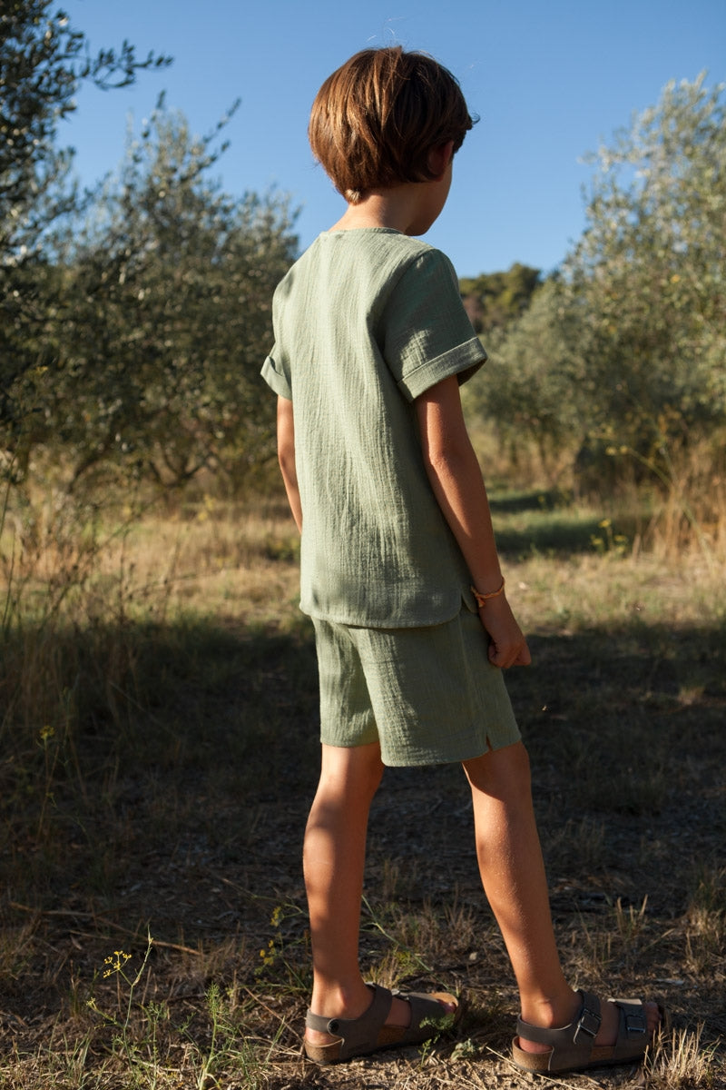 PYJAMA MARCEAU tilleul-OUTLET-Vert tilleul-marlot-paris
