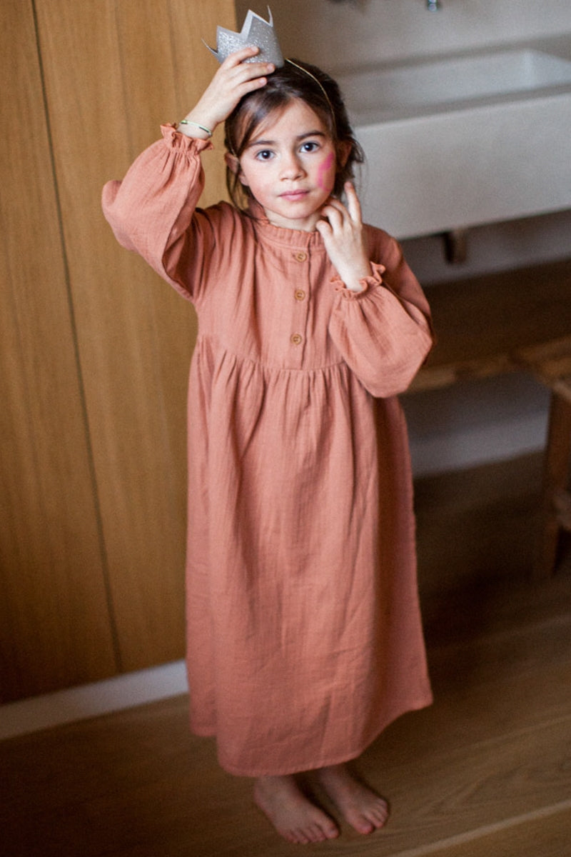 Robe Clochette rosewood-OUTLET-ROSEWOOD-marlot-paris