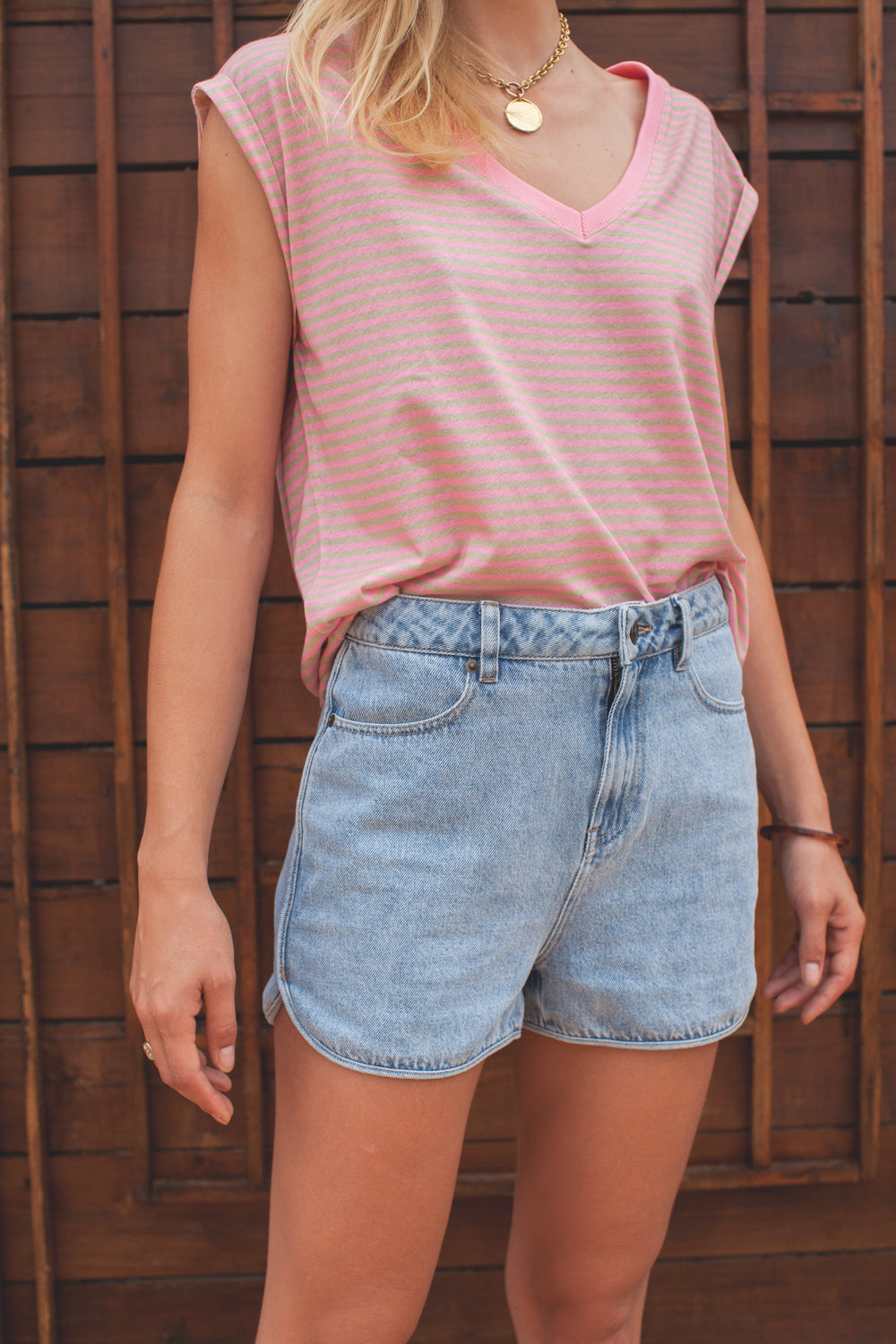 Short Java bleach-OUTLET-bleach denim-marlot-paris