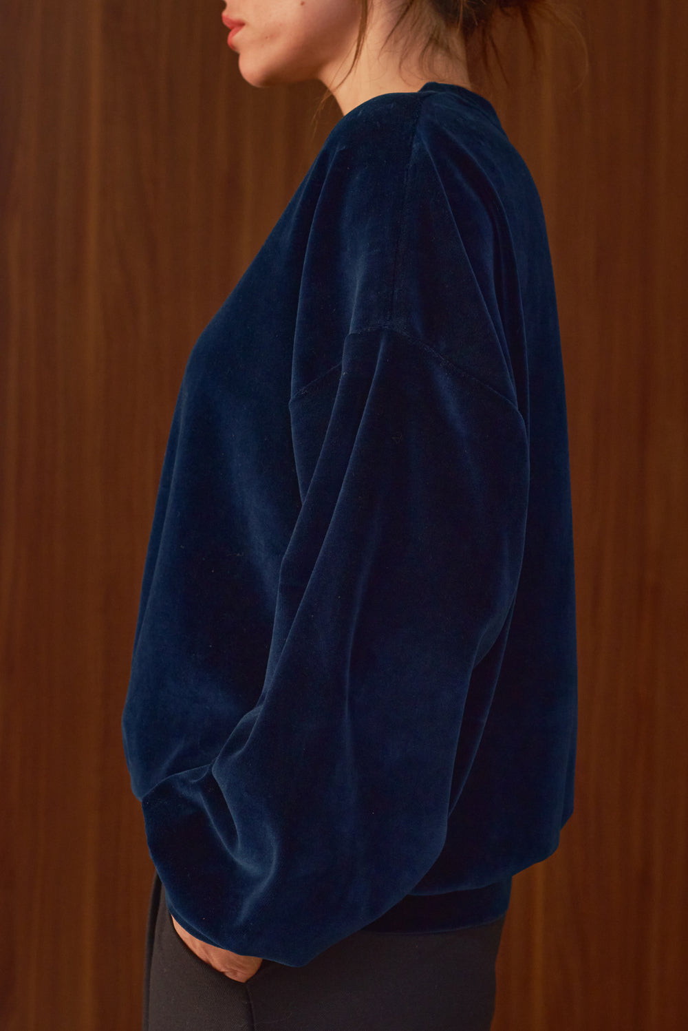 Jane navy sweatshirt
