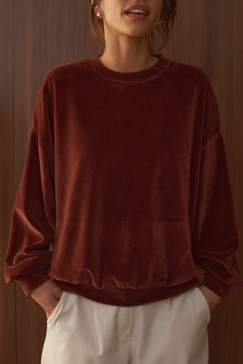 Jane brown sweatshirt